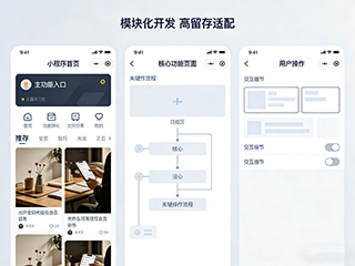 福州小程序開發(fā)干貨，功能模塊化+用戶留存技巧賦能企業(yè)增長(zhǎng)